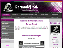 Tablet Screenshot of darmodej.cz